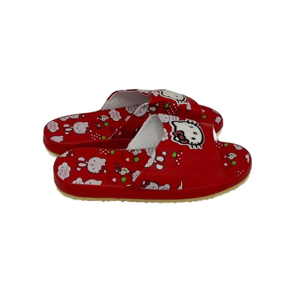 Hello Kitty Kids Slides in Red/Multi Size 3/34 - Picture 2 of 6